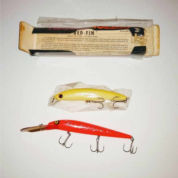 Vintage lot of Tackle & Lures Fishing Supply Bundle *See Pics* assorted - Picture 6 of 7